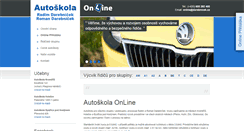 Desktop Screenshot of onlineautoskola.cz